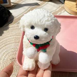 Juguete Antiestrés de Poodle, Venta Directa de Fábrica CHENXI, Juguete Blando de Poodle para Aliviar el Estrés, Muñeco de Perro Pequeño para Apretar - Product Image 1
