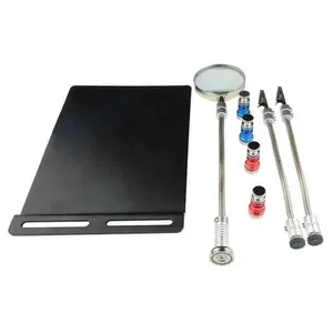 Helping Hand Third Hand Soldering Tools Flexible 360 degree Stainless Steel Arms 3X Magnifying Lamp With Heavy Duty Base And Rot