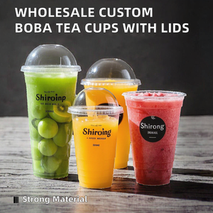 500 मिलीलीटर 700 मिली व्यक्तिगत पीपी पालतू प्लास्टिक डबल कम्पार्टमेंट कप दूध चाय और कोल्ड बोबा पेय - Product Image 6