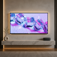 Pabrik Amaz OEM Grosir TV LED UHD 50 Inch ATV dan Smart TV Layar Datar 4K Smart TV untuk Penggunaan di Rumah