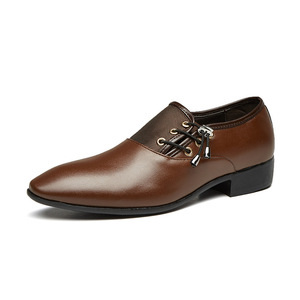 Zapatos de Vestir de Cuero para Hombre <span class=keywords><strong>Oxford</strong></span> 38-48, Estilo Brogue con Punta de Ala, Negros, de Goma EVA y PU Artificial, Formales, de Negocios, Estilo Indio - Product Image 2
