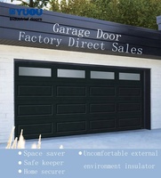 Puerta de garaje aislada de arriba seccional automática residencial