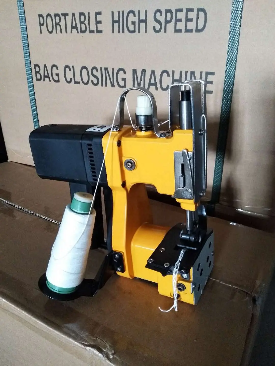 Hand Hold Bag Sealer Machine/ Single Thread Sack Bag Schließ maschine/PP Woven Bag Nähmaschine