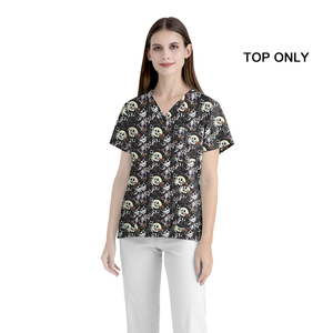 Réception ambulatoire pédiatrique Tops de gommage imprimés Élégant Simple <span class=keywords><strong>Balance</strong></span> Réception et professionnalisme Top de gommage médical imprimé - Product Image 4