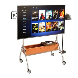 Supporto <span class=keywords><strong>TV</strong></span> <span class=keywords><strong>Mobile</strong></span> <span class=keywords><strong>per</strong></span> Soggiorno/Camera da Letto, in Acciaio Inox, Universale 32-75 Pollici, con Freni, Supporto <span class=keywords><strong>TV</strong></span> da Pavimento - Product Image 5
