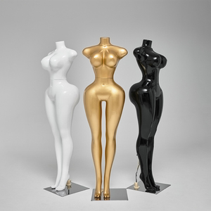 Mannequins de présentation en <span class=keywords><strong>plastique</strong></span> bon marché, corps entier, BBL, corps galbé, Instagrammable, peinture dorée, mannequins féminins de corps entier - Product Image 4