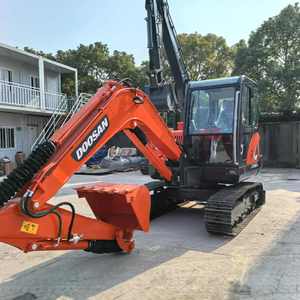 Excavatrice Doosan DX60-9C d'occasion, mini-excavatrice coréenne de seconde main, machine de terrassement à vendre. - Product Image 3