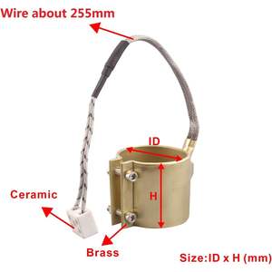 DERNORD 110V 350W Élément chauffant en laiton pour machine de moulage par injection 50mmx50mm - Product Image 2