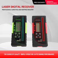 Récepteur de niveau laser rotatif JP1700R Détecteur laser extérieur Détection par impulsions Récepteur laser rotatif à faisceau rouge croisé