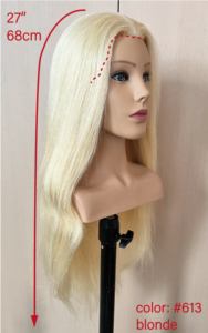 <span class=keywords><strong>Testa</strong></span> di Manichino con Capelli Umani Naturali e Spalle per Acconciature e Styling a Caldo, Teste di Alta Qualità per Formazione Professionale - Product Image 3