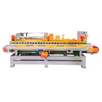 Machine automatique de profilage et de polissage des bords de pierre et de granit à six têtes, avec moteur, roulement et PLC - pour la fabrication de carreaux, sols en céramique et granit