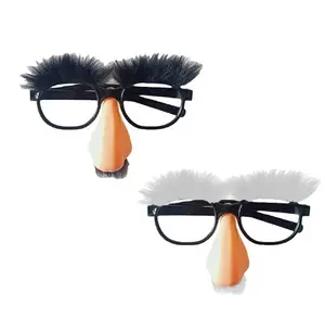 Dewasa anak-anak lelucon baru mainan hidung besar kacamata lucu mainan pesta Bar lelucon Aksesori Prop Halloween dekorasi rumit