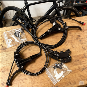 Freins à disque hydrauliques pour <span class=keywords><strong>v</strong></span>élo BUCKLOS HD-E7354, piston avant et arrière, kit de frein à disque hydraulique pour <span class=keywords><strong>v</strong></span>élo électrique, pièces de frein pour <span class=keywords><strong>v</strong></span>élo - Product Image 2