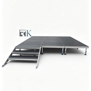 Aluminum Stage Platform Aluminum Alloy Modular Portable Stage with Adjustable Legs for Concert Events - Product Image 1