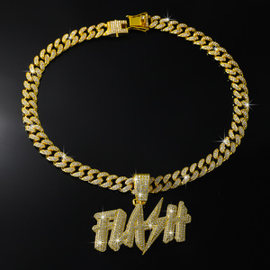 Nuevo Collar con Colgante de Letra de Diseño Innovador y Exclusivo, Estilo Hiphop Versátil para Hombre - Product Image 5