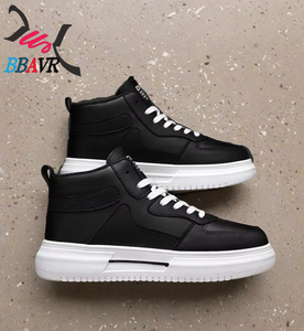 Zapatillas de Skate Casuales de Caña Alta para Hombre, Blancas, Talla Pequeña, con Suela Gruesa, para Estudiantes, Primavera-Verano - Product Image 3