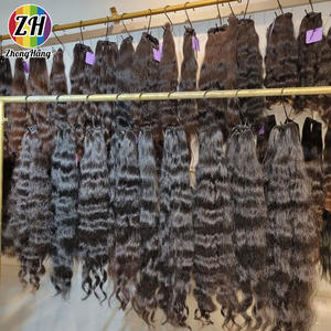 Extensiones de Cabello Humano Brasileño 100% de Grado 12A, Proveedores de Cabello Humano Virgen Crudo de Doble Trama de Alta Calidad con Cutícula Alineada - Product Image 2