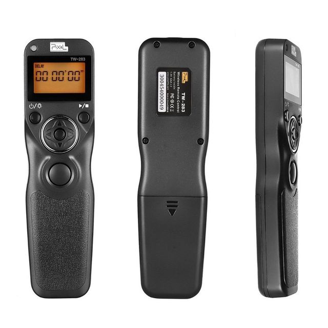 Pixel TW-283 Wireless Timer Remote Control Shutter Release (DC0 DC2 N3 E3 S1 S2) Cable for Canon for Nikon for Sony Camera