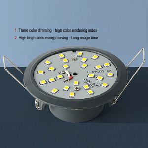 Lámpara de Techo de Aleación de Aluminio de Alta Calidad Marca XSY, <span class=keywords><strong>LED</strong></span> Tricolor de 5W 7W, Fuente de Luz Independiente SMD de Corriente Constante, 5 Años de Garantía - Product Image 2