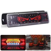 Feu arrière de camion Devil's Eye avec clignotant LED, feux de stop, de frein, de stationnement et de recul pour voiture, pick-up, remorque, camionnette, 12V 24V