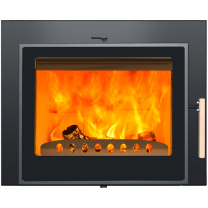 JOOCHEN Cheminée à bois moderne en acier au carbone QC-06 avec chauffage au feu véritable et caractéristiques décoratives pour le salon - Product Image 5