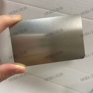 Suministro Directo de Fábrica de Tarjetas de Visita Metálicas en Blanco de 0.5 mm - Product Image 2