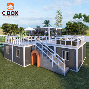 Nhà lắp ghép Cbox, văn phòng đơn giản, biệt thự, phòng tắm nắng, chất liệu thép, phòng khách, văn phòng dự án, nhà lắp ghép container - Product Image 1