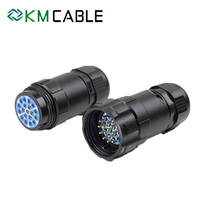 Cable de Alimentación Industrial Socapex de 19 Pines, Conductor de Cobre de 1.5mm 2.5mm, IP67 Impermeable, Cable de Extensión de 20m
