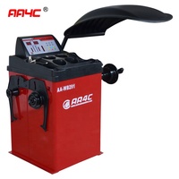 Équipements de garage AA4C Machine de service des pneus Équilibreuse de roues semi-automatique Machine d'équilibrage des pneus Équilibrage des pneus AA-WB291