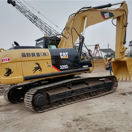 วินาทีมือก่อสร้างอุปกรณ์ Caterpillar 325DL Crawler Excavator เครื่อง/แมวญี่ปุ่นใช้ Excavator 320 325 330สำหรับขาย