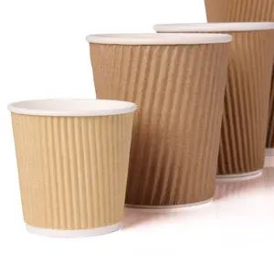 Custom Disposable Gobelet En Carton Cup Paper For Coffee