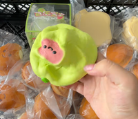 Jouet Squishy Avocat à Remontée Lente, Réaliste, Anti-Stress, Sensoriel, Fidget Toy, Visage de Cœur, Vente en Gros, Boîte de Présentation, Cadeau