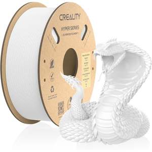 Filamento Creality Hyper PLA de 1.75mm Blanco, Filamento para Impresora 3D, Material de Impresión de Alta Velocidad, Bobina de 1kg - Product Image 1