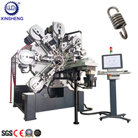 Machine automatique CNC sans came multi-axes 12 axes à double crochet pour la fabrication de ressorts d'extension pour fils de différentes diamètres 3.0-8.0mm