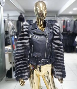 معطف فرو الثعلب الفضي RXFurs سترة أرنب ريكس للسيدات - Product Image 4