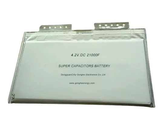 4.2V 21000F Super Condensator/Ultracapacitor Papier Type