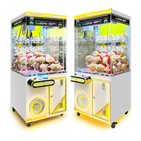 Machine à griffes de grue d'arcade à jetons 1 an de garantie jeu de receveur personnalisable Machine à griffes en peluche