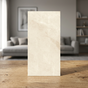 Azulejos de porcelana pulida Ottoman Crema 800x1600mm para suelo y pared, superficie elegante con aspecto de mármol 80x160cm - Product Image 2