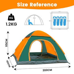 <span class=keywords><strong>เต็นท์</strong></span>แบบป๊อปอัพพกพา Polar <span class=keywords><strong>Everest</strong></span> 1-4คนกลางแจ้งแคมป์ปิ้งชายหาดเดินป่าอุปกรณ์เสริมแบกเป้และน้ำหนักเบา - Product Image 6