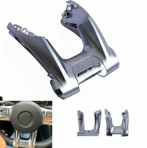 Marco de botón para volante de coche, decoración de soporte inferior para <span class=keywords><strong>Mercedes</strong></span> Benz AMG W204 W205 W206 809 2012-2023, piezas interiores - Product Image 2