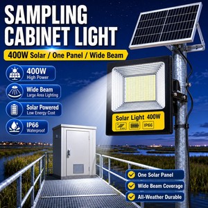 <span class=keywords><strong>Projecteur</strong></span> <span class=keywords><strong>solaire</strong></span> LED en aluminium avec panneau, étanche, 400 watts, pour cour, solution d'éclairage <span class=keywords><strong>solaire</strong></span> haut de gamme - Product Image 4