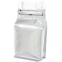 Sacs Ziplock en PE Personnalisables (Couleur/Taille/Épaisseur) avec Fond Carré et Fermeture Éclair Supérieure, Anti-Humidité, pour Emballage Alimentaire (Café, Gelée, Snacks)