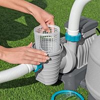 Système de filtration à sable avec pompe, installation facile, filtre à sable et pompe pour piscine, pompe à eau PP