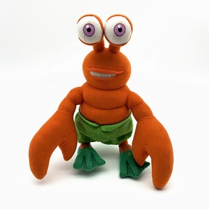 Tùy Chỉnh Dễ Thương Phim Hoạt Hình Sang Trọng Đồ Chơi Đôi Mắt Lớn Búp Bê Linh Vật Sang Trọng Thú Nhồi Bông Đồ Chơi Langouste Linh Vật Mềm Cho USA Trò Chơi - Product Image 2