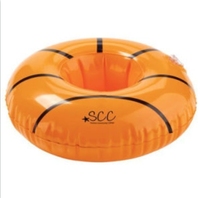 Usine personnaliser grande capacité flotteur de boisson porte-gobelet flottant gonflable barre flottante pour la fête de la piscine à la plage