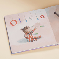 Libro de Cuentos Personalizado con Tapa Dura de Cartón, Cosido, Estampado en Caliente, Impresión Digital, para Pre-enseñanza Infantil
