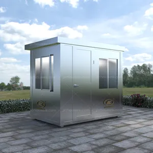 south africa portable movable box guard house malaysia prefabricated stainless steel security booth
