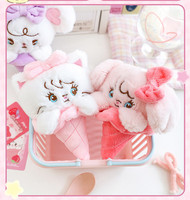 Série de pendentifs Mikko Blind Box – Figurines de collection de créateurs en gros – Adorables lapins et chats en peluche parfumés – Cadeau pour filles