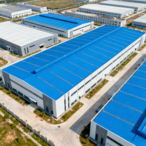 Kết cấu thép xây dựng nhà xưởng đúc sẵn giá rẻ prefab Kết Cấu Thép Kết Cấu Thép kho - Product Image 1