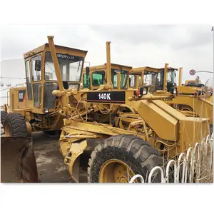 Caterpillar 140K machine de nivellement d'occasion CAT 140K pour travaux de pavage sur route